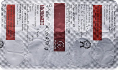 Rifcure 400mg Strip Of 10 Tablets