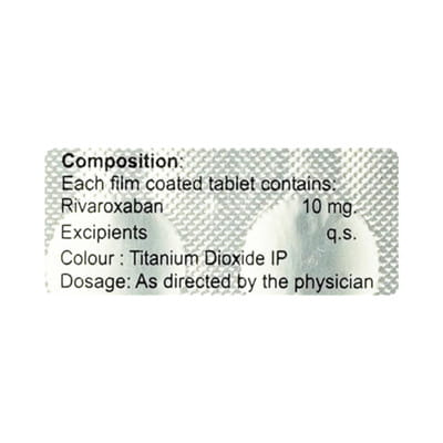 Xarex 10mg Strip Of 15 Tablets