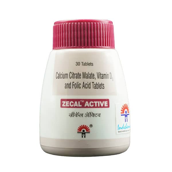 Zecal Active Bottle Of 30 Tablets