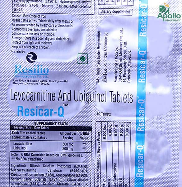 Resicar Q Strip Of 10 Tablets
