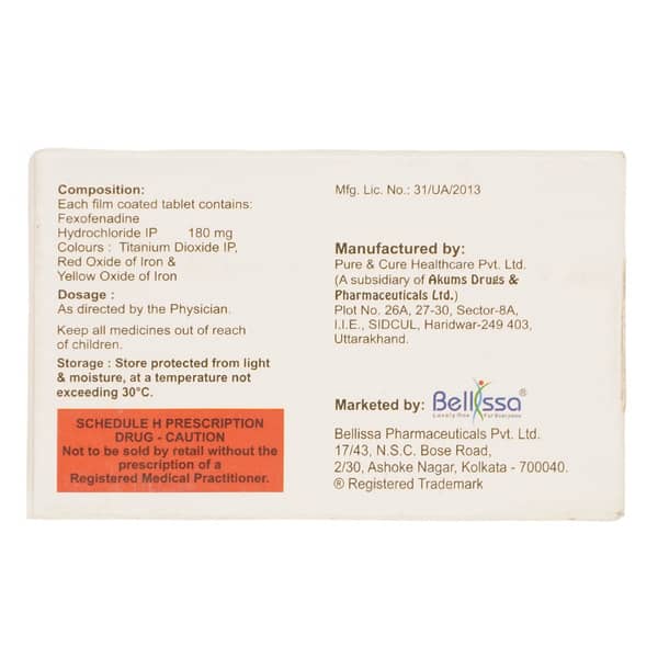 Belfexin 180mg Strip Of 10 Tablets