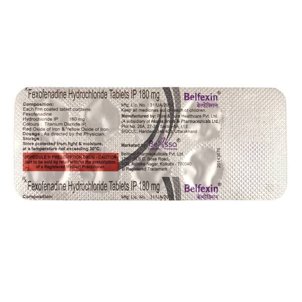 Belfexin 180mg Strip Of 10 Tablets