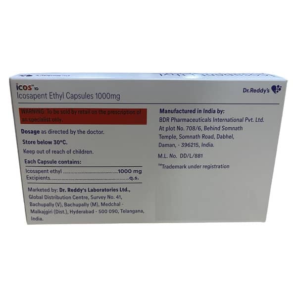 Icos 1g Strip Of 4 Capsules