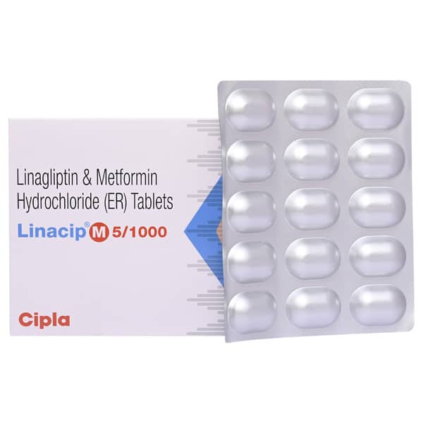 Linacip M 5/1000mg Strip Of 15 Tablets
