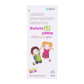 Solvin Ls Junior Sugar Free Bottle Of 100Ml Syrup