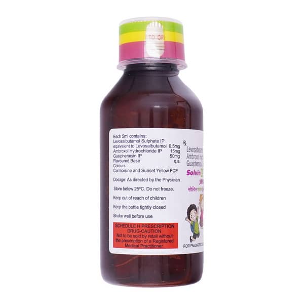 Solvin Ls Junior Sugar Free Bottle Of 100Ml Syrup