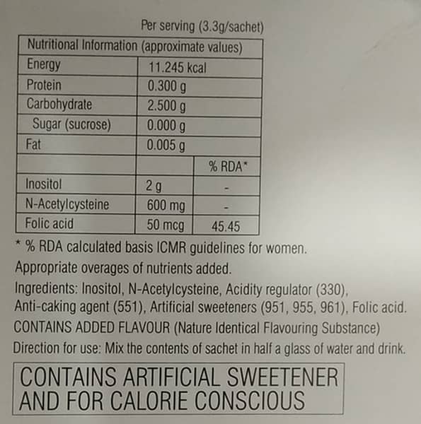 Normoz Plus Sugar Free Sachet Of 3.3gm Powder