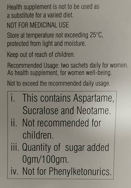 Normoz Plus Sugar Free Sachet Of 3.3gm Powder
