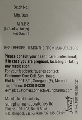 Normoz Plus Sugar Free Sachet Of 3.3gm Powder