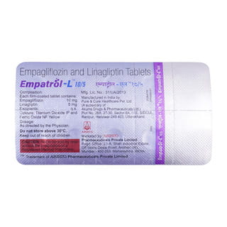 Empatrol L 10/5Mg Strip Of 10 Tablets