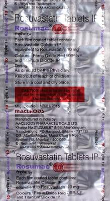Rosumac 10mg Strip Of 15 Tablets