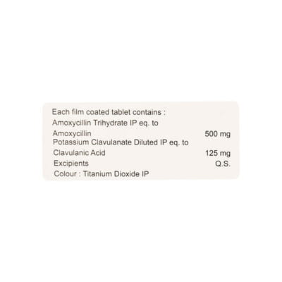 Cnx Clav 625mg Strip Of 10 Tablets