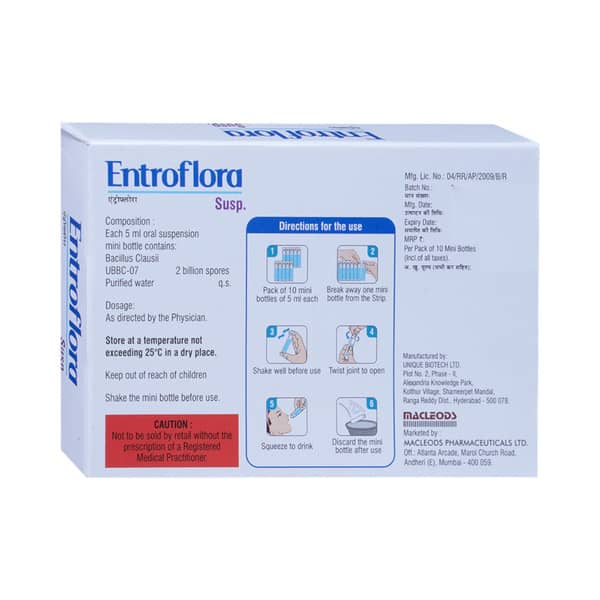 Entroflora Mini Bottle Of 5ml Suspension