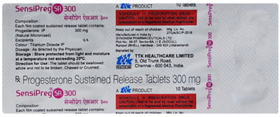 Sensipreg Sr 300mg Strip Of 10 Tablets