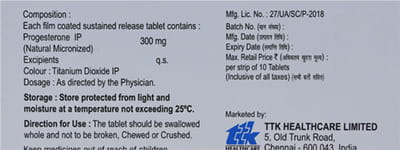 Sensipreg Sr 300mg Strip Of 10 Tablets