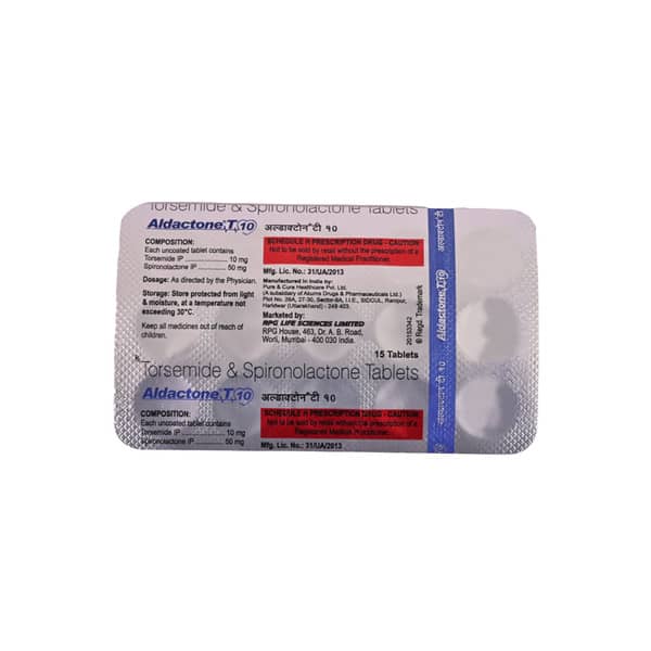 Aldactone T 10mg Strip Of 15 Tablets