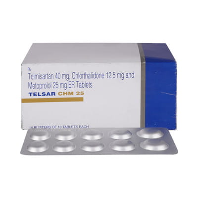 Telsar Chm 25mg Strip Of 10 Tablets