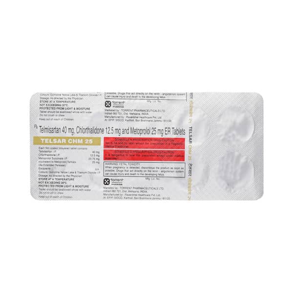 Telsar Chm 25Mg Strip Of 10 Tablets