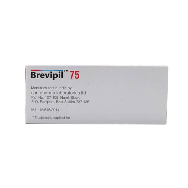 Brevipil 75mg Strip Of 10 Tablets