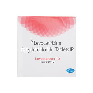 Levocetzine Strip Of 10 Tablets