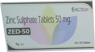 Zed 50Mg Strip Of 10 Tablets