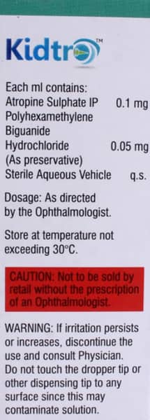 Kidtro 0.01% Bottle Of 5Ml Eye Drops
