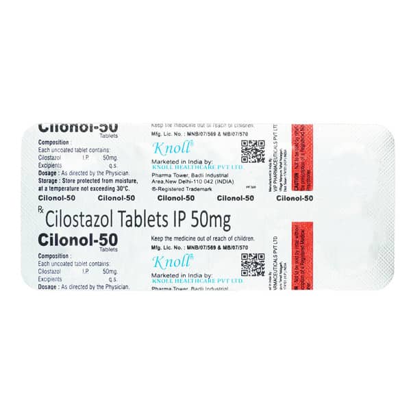 Cilonol 50Mg Strip Of 10 Tablets