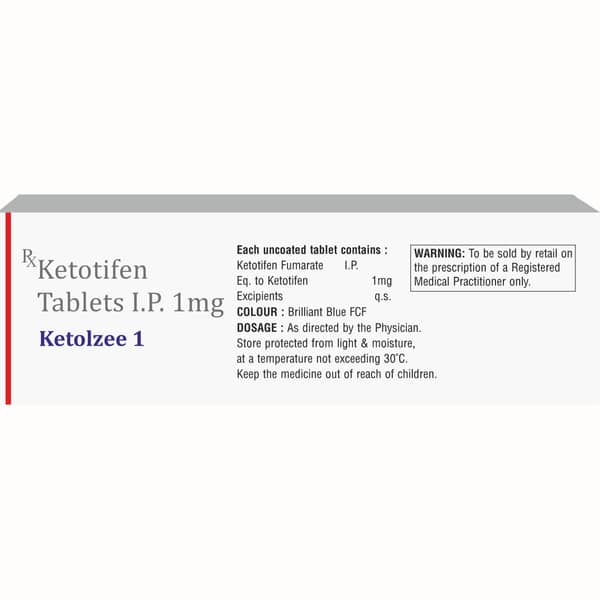 Ketolzee 1Mg Strip Of 10 Tablets