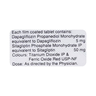 Dapavel S 5/50mg Strip Of 10 Tablets