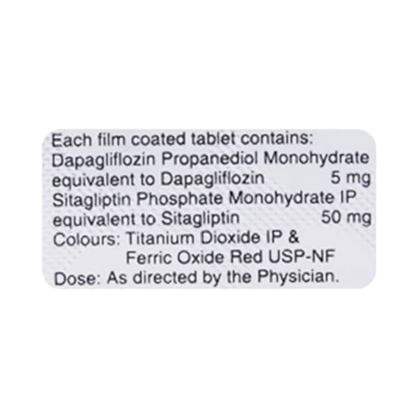 Dapavel S 5/50mg Strip Of 10 Tablets