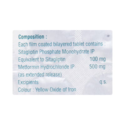 Sitabite M 100/500mg Strip Of 10 Tablets