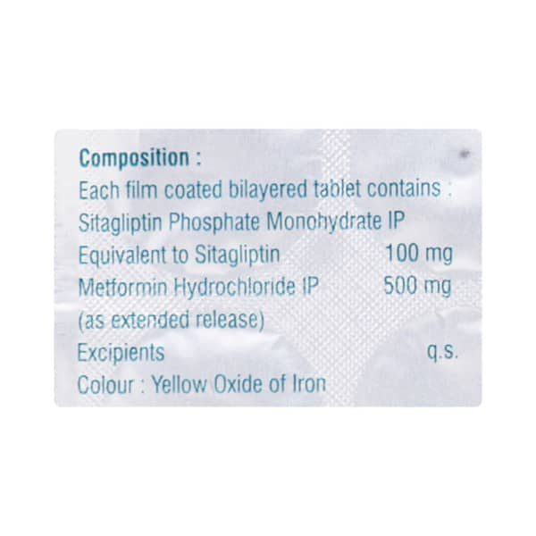 Sitabite M 100/500mg Strip Of 10 Tablets