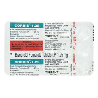 Corbis 1.25Mg Strip Of 15 Tablets