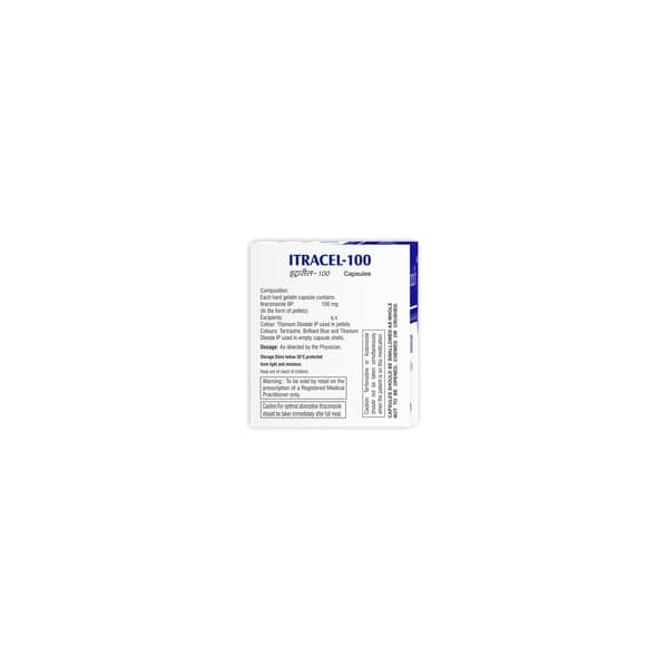 Itracel 100mg Strip Of 4 Capsules