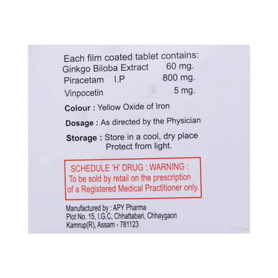Cognivel Strip Of 10 Tablets ( New Formulation)
