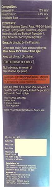 Minfin Pro 10% Bottle Of 60ml Solution