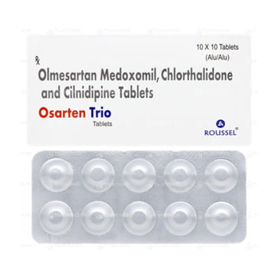 Osarten Trio 20/10/12.5mg Strip Of 10 Tablets