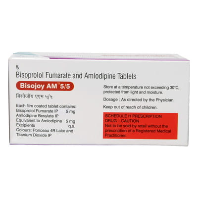 Bisojoy Am 5/5mg Strip Of 10 Tablets