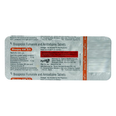 Bisojoy Am 5/5mg Strip Of 10 Tablets