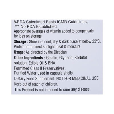 E Top Plus Strip Of 10 Softgel Capsules