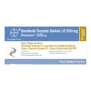 Nexavar 200Mg Strip Of 60 Tablets