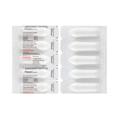Pileum Strip Of 7 Rectal Suppositories