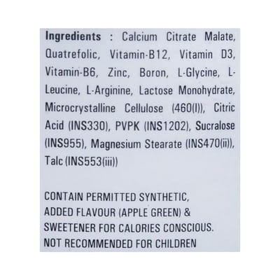 Bonydil Green Apple Flavour Bottle Of 30 Chewable Tablets