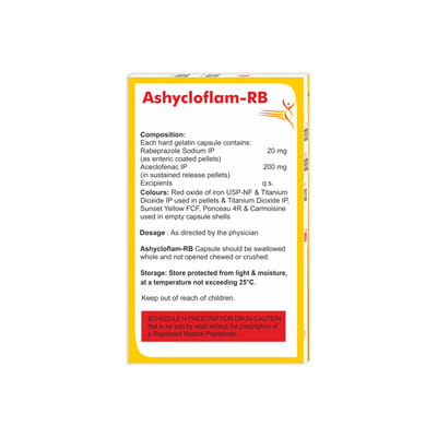 Ashycloflam Rb 20/200mg Strip Of 10 Capsules