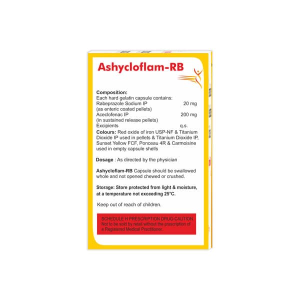 Ashycloflam Rb 20/200mg Strip Of 10 Capsules