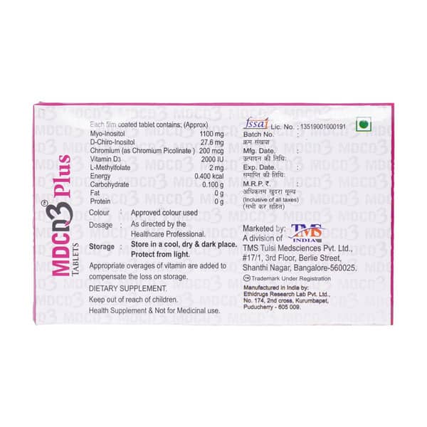 Mdcd3 Plus Strip Of 10 Tablets