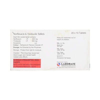 Nds Advanced Nflox Tz Strip Of 10 Tablets