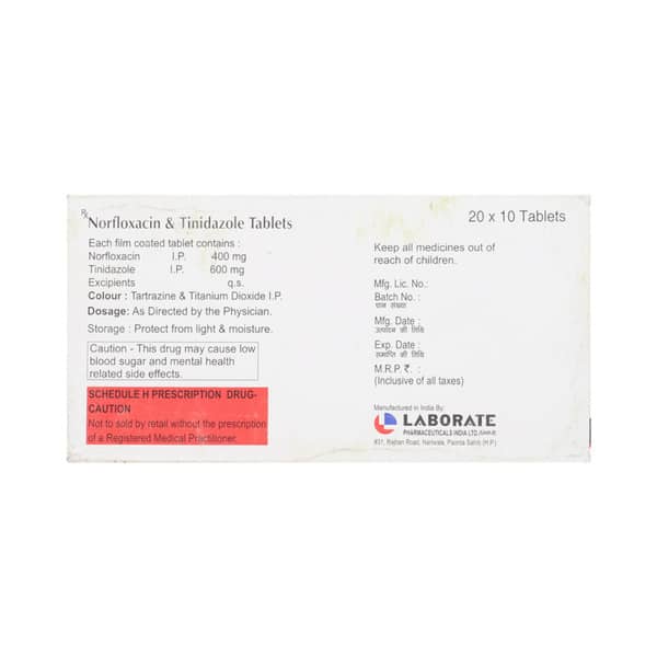 Nds Advanced Nflox Tz Strip Of 10 Tablets