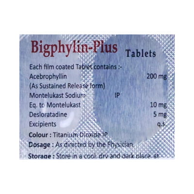 Bigphylin Plus Strip Of 10 Tablets