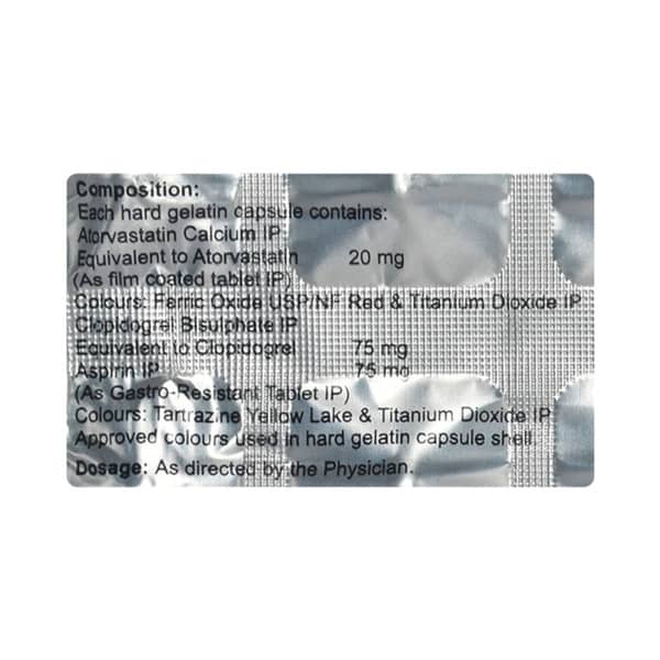 Atorfit Cv Gold 20mg Strip Of 15 Capsules